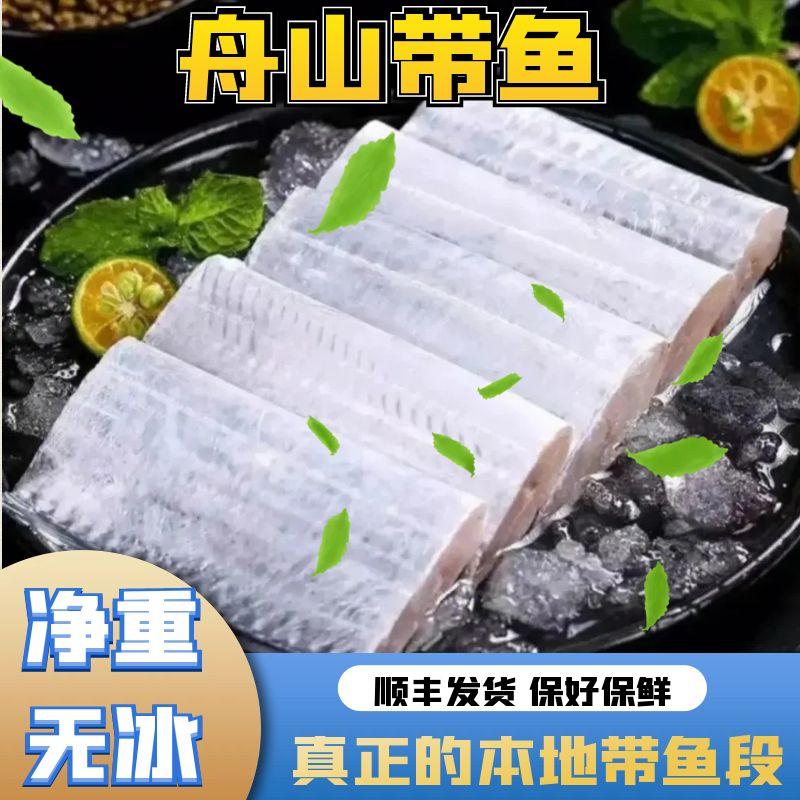 【中段】舟山新鲜东海野生带鱼鹰嘴小眼睛带鱼  正宗的东海海鲜
