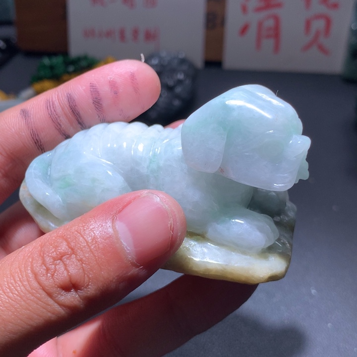 翡翠未镶嵌颈饰保真天然a货翡翠