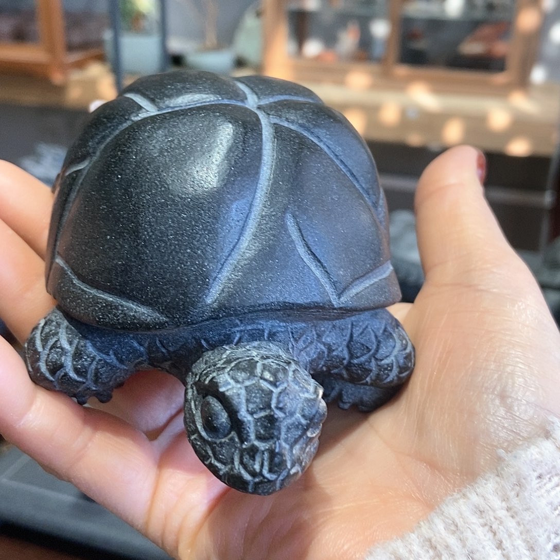 茶宠石石刻刻乌龟茶宠