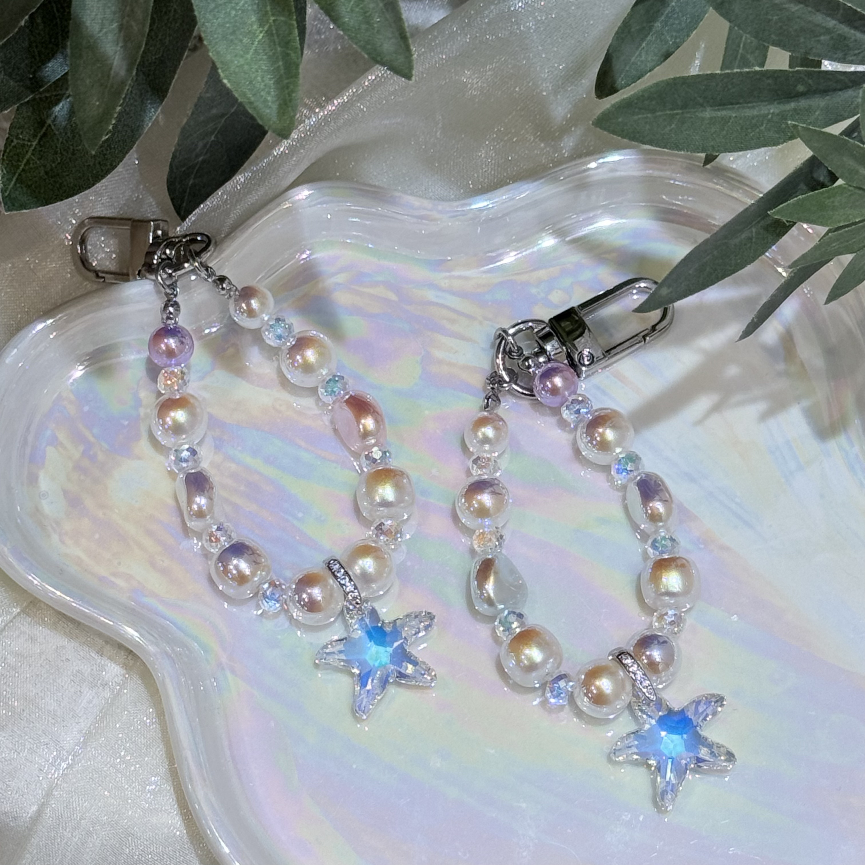 宁宁家星星水晶手机链 施家水晶 一条价格