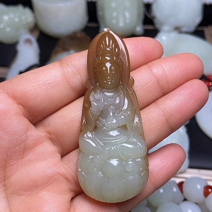 吊坠(不含链)未镶嵌和田玉