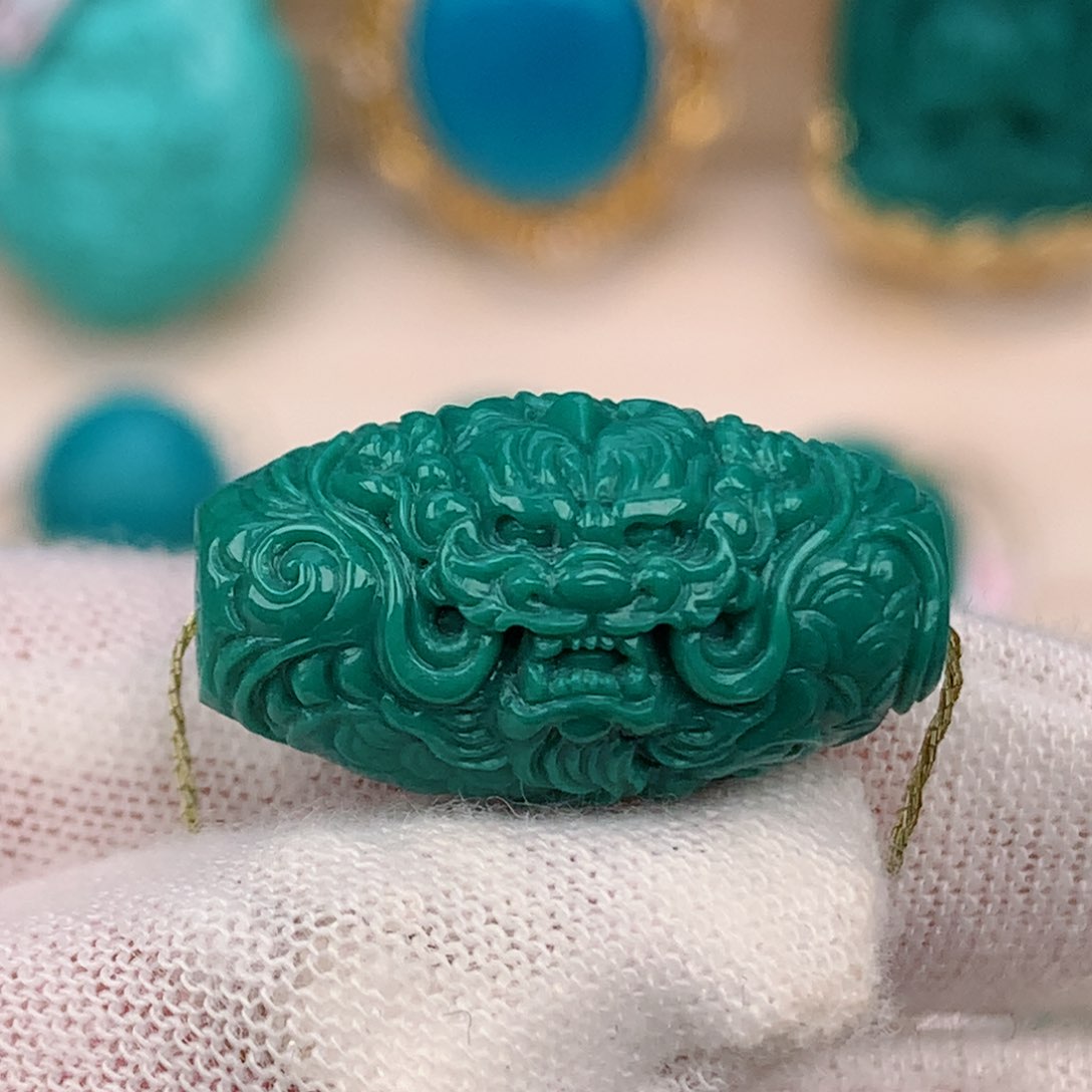 绿松石直径12.6✖️22.8未镶嵌