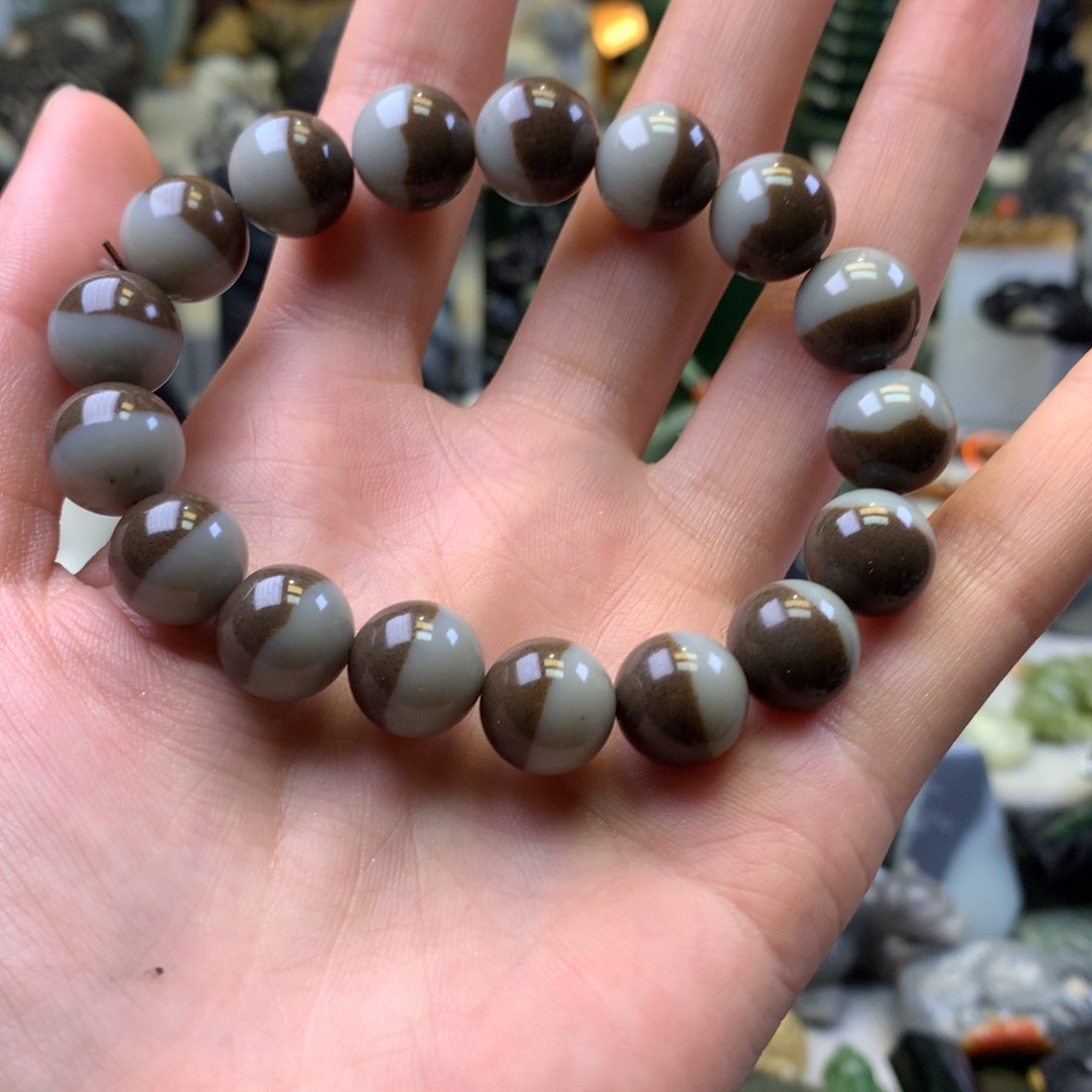 和田玉手串未镶嵌