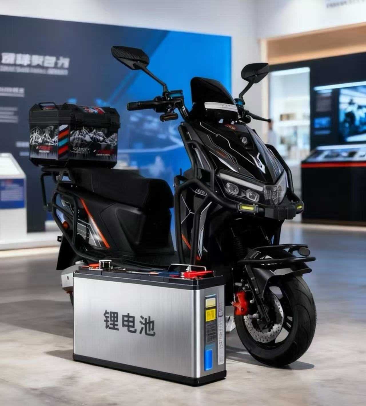 闪电王电动车电池智能高端72V电池铅酸电池锂电池通用版本