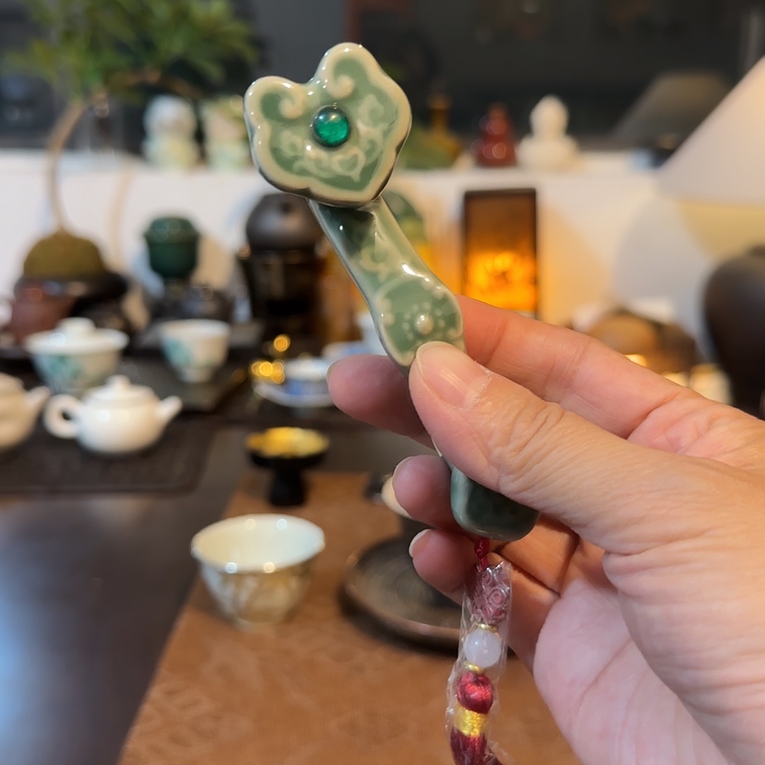 如意摆件。  摆件。 