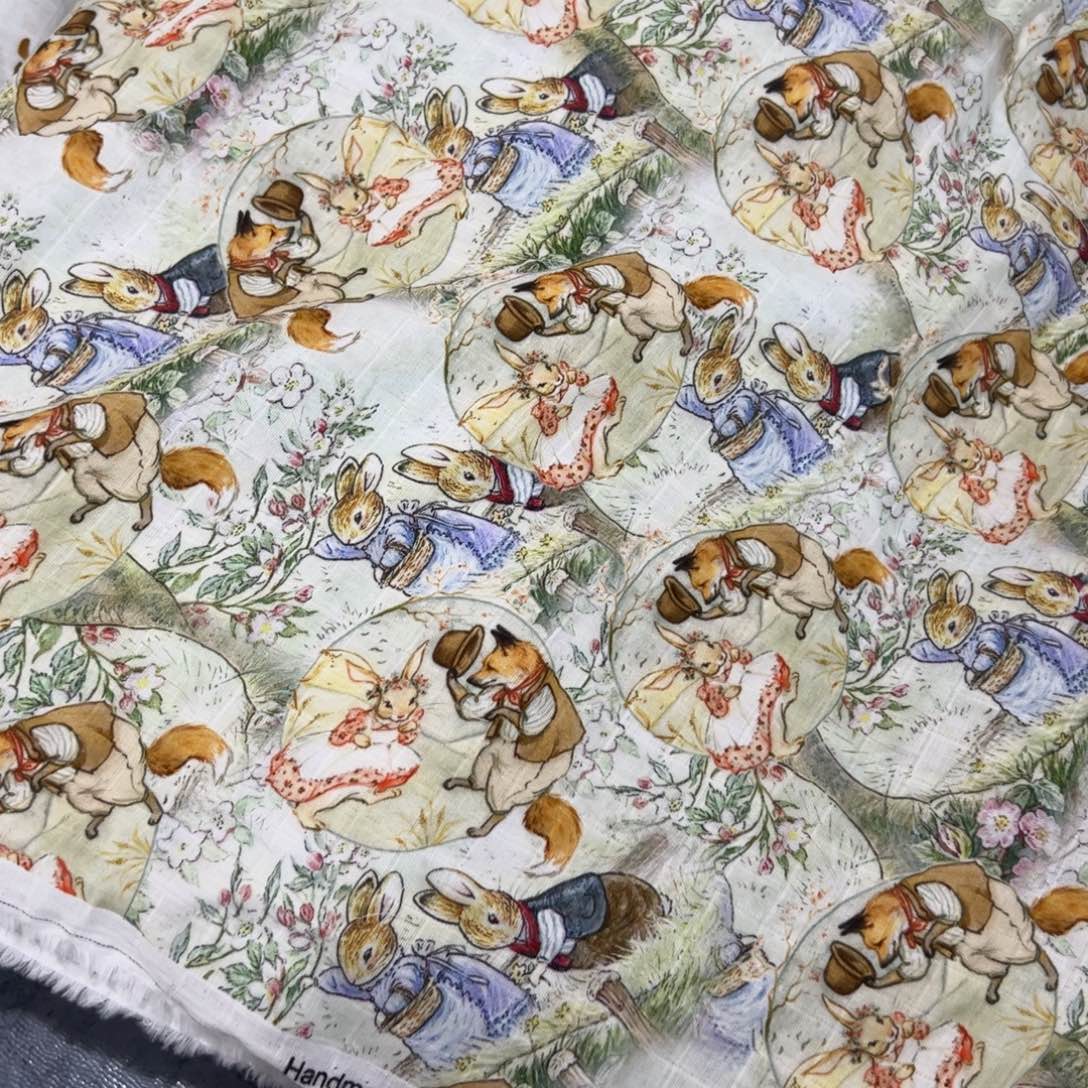 棉福袋一米价纯棉格子双层纱1.65米宽果子D