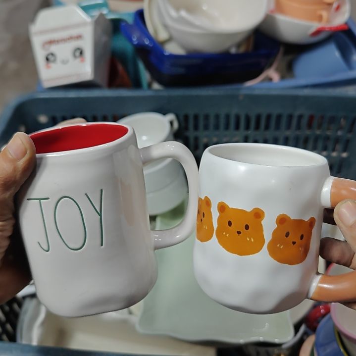 瓷片陶瓷餐具杯碗盘微瑕介意慎拍.满15.9元包邮