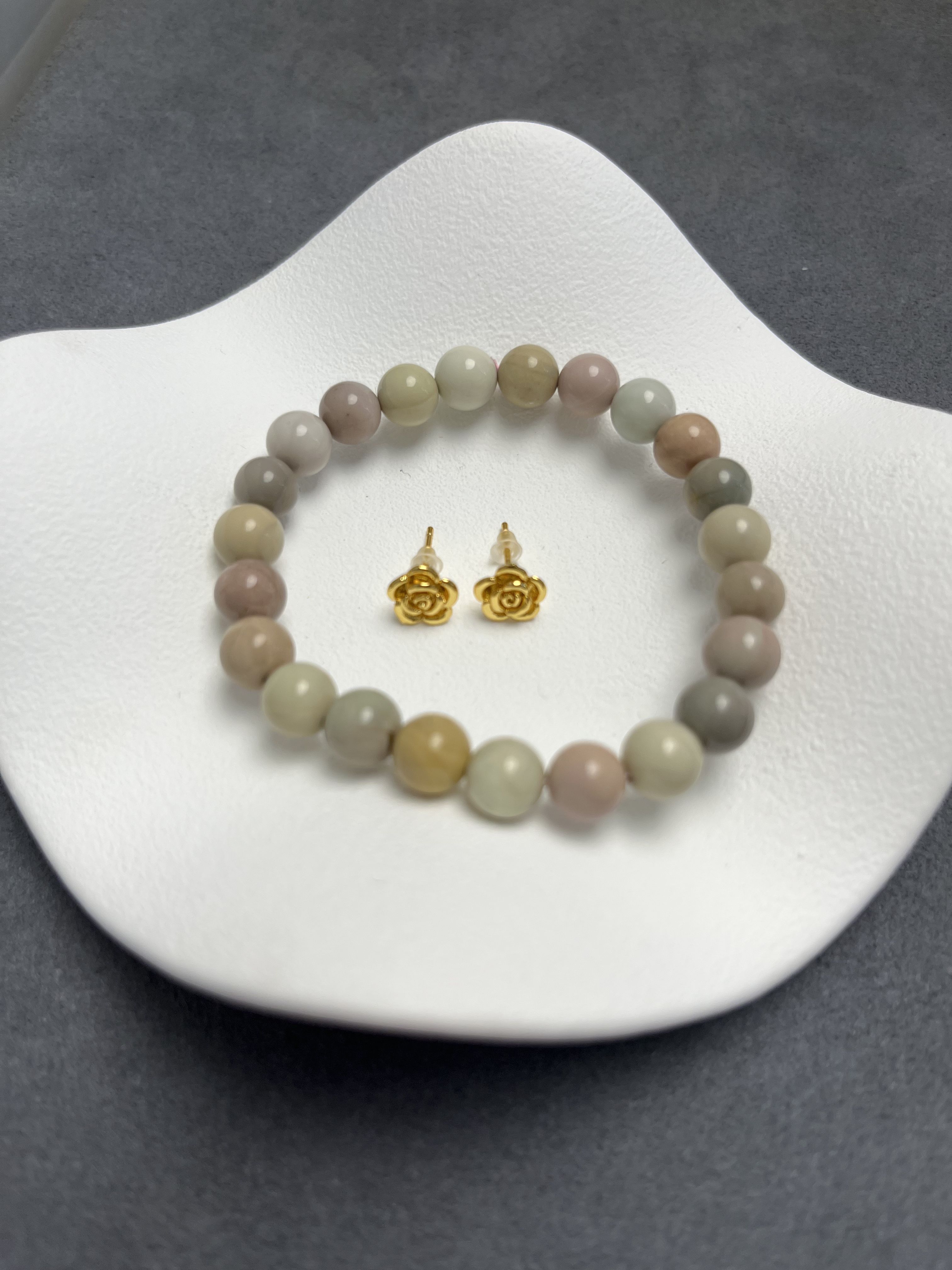 【佳佳好物】玫瑰花耳钉