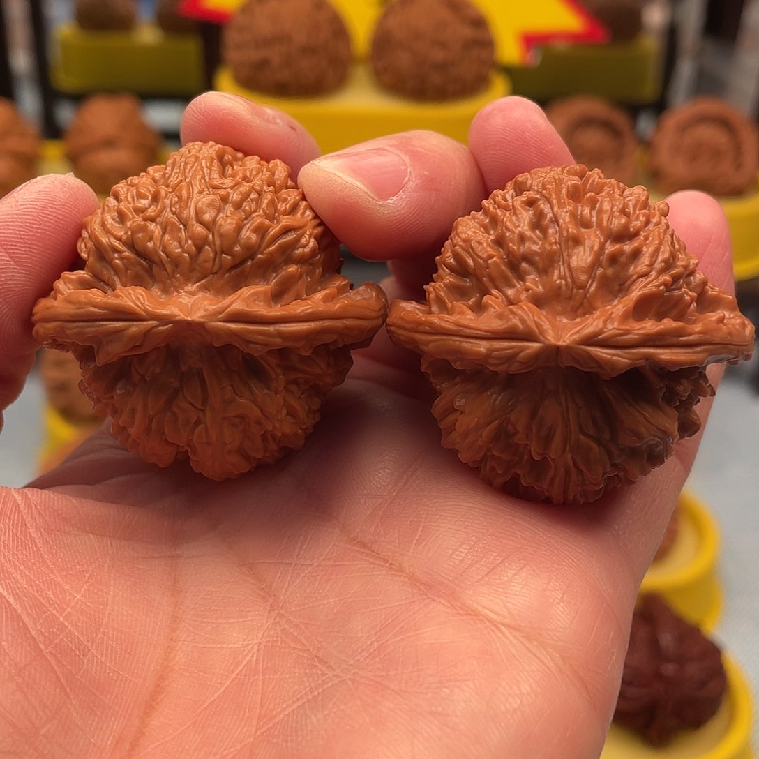 吊坠文玩核桃白狮子42