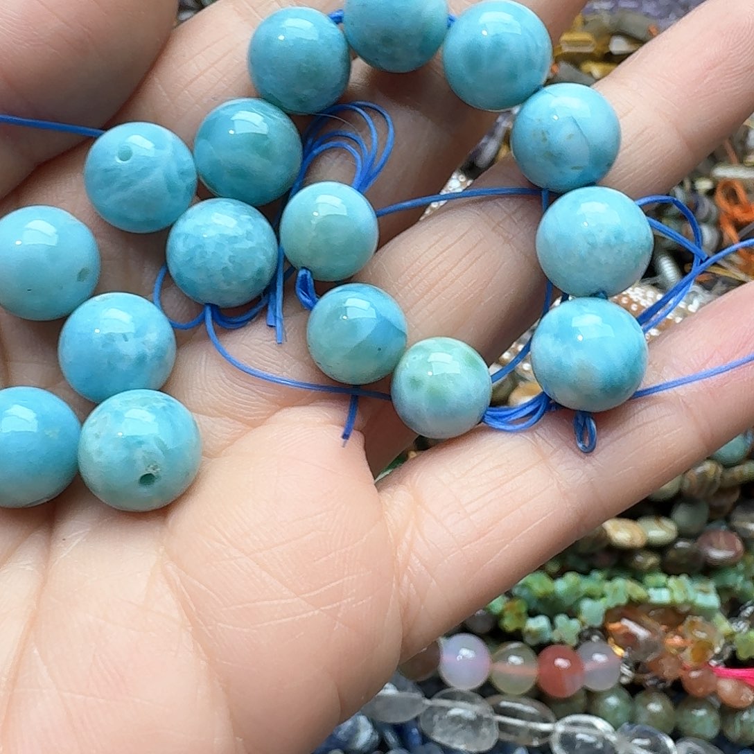 玛瑙/玉髓未镶嵌珠宝半成品一颗11m海纹石