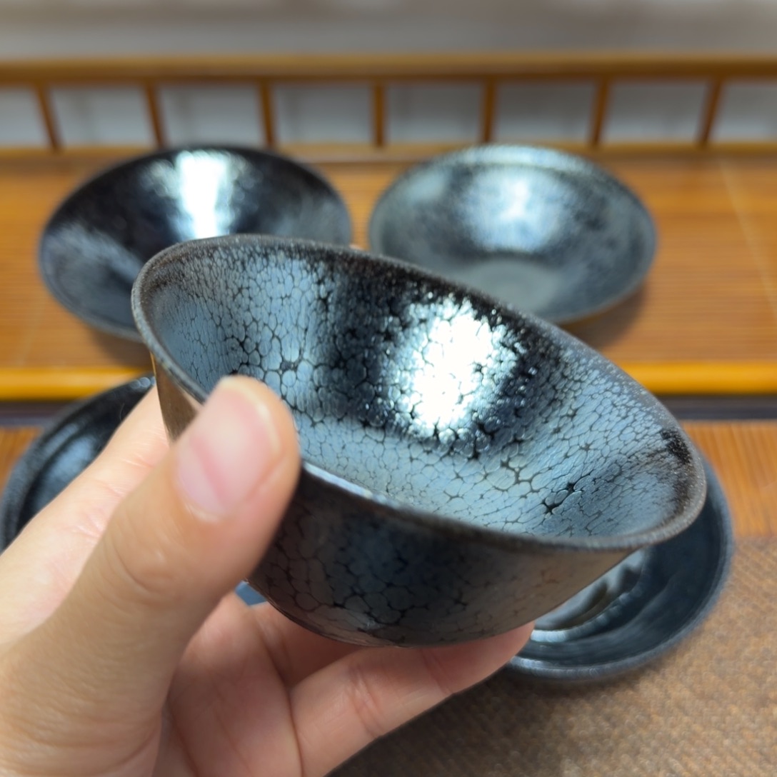 茶盏建盏手工制作主人杯茶杯的