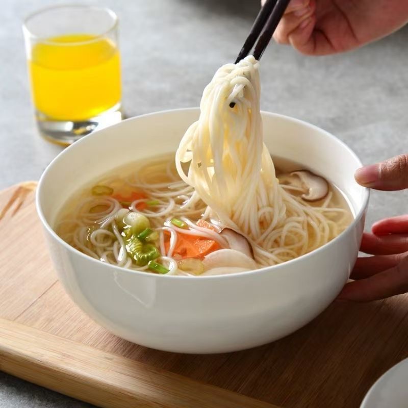 韩式新款骨瓷六英寸拉面碗泡面碗饭碗沙拉碗6个装