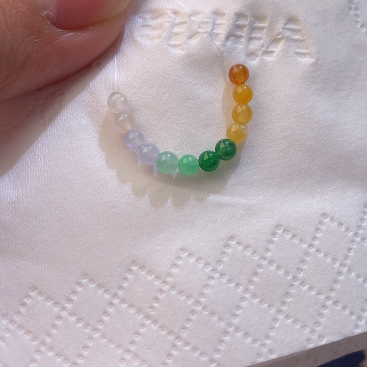 翡翠散珠卡3彩虹糖果