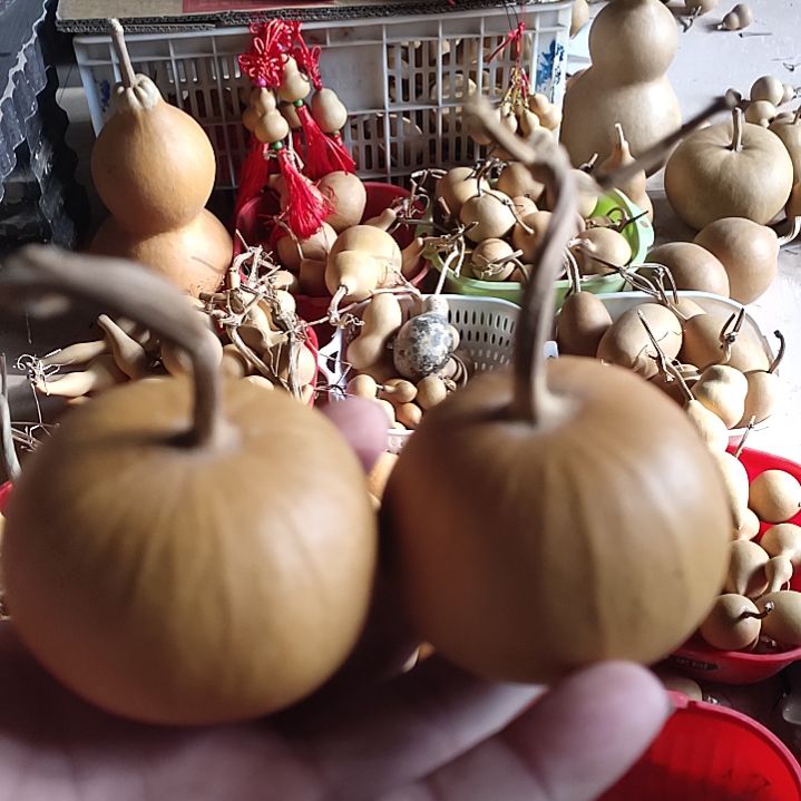 小***师天然葫芦2个苹果葫芦