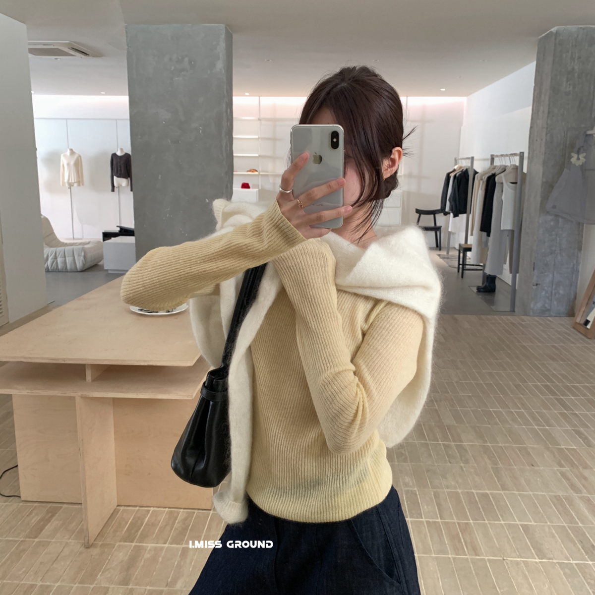 韩标多色百搭超细马海毛针织衫（含12羊毛）