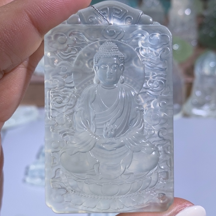 李***）岫玉未镶嵌颈饰吊坠