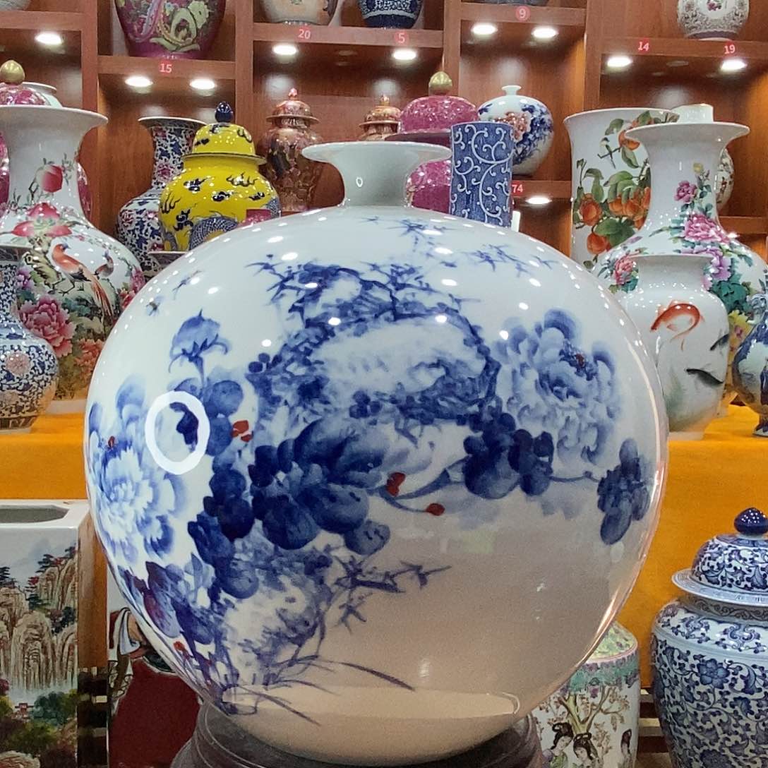 摆件超*景德镇陶瓷石榴