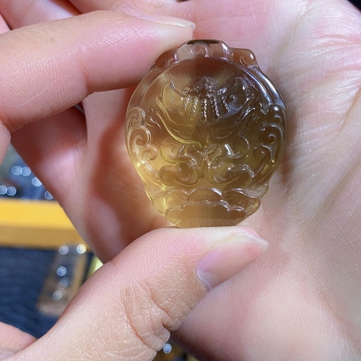 发晶颈饰未镶嵌吊坠