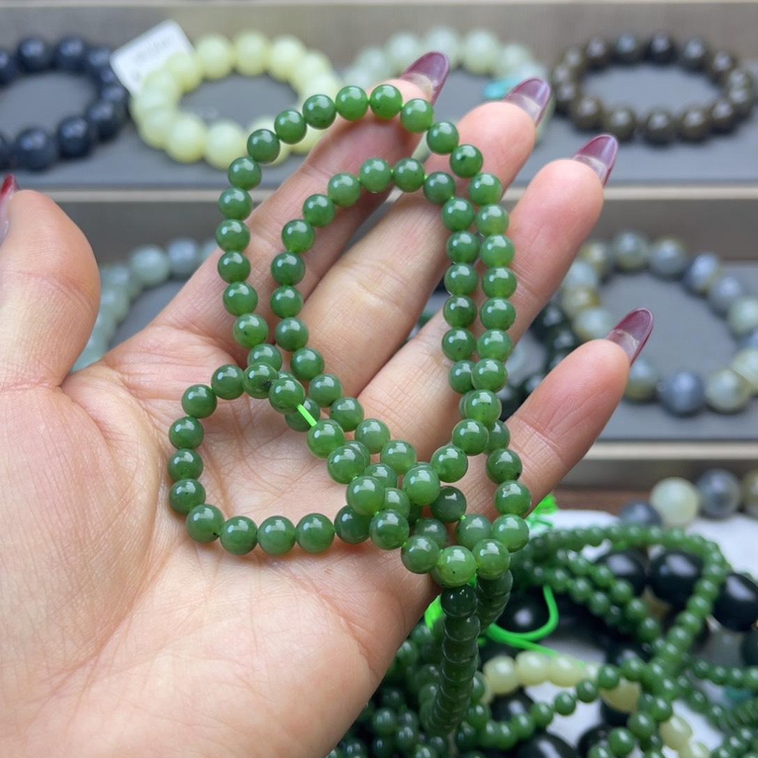 和田玉手链未镶嵌