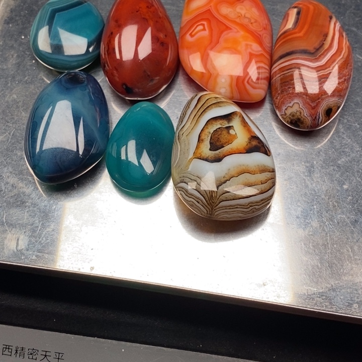 心***镜玛瑙/玉髓未镶嵌颈饰