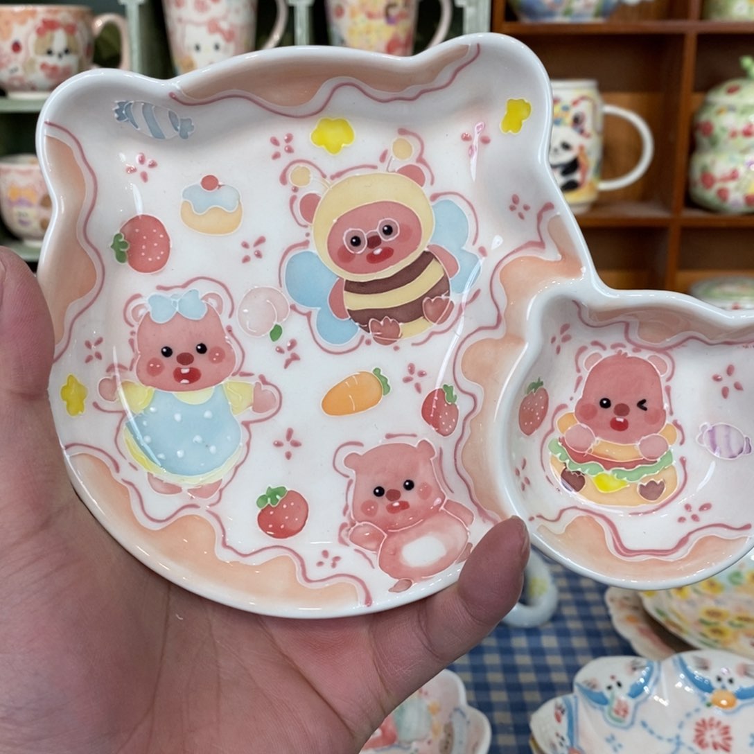 瓷片露比饺子盘福利价