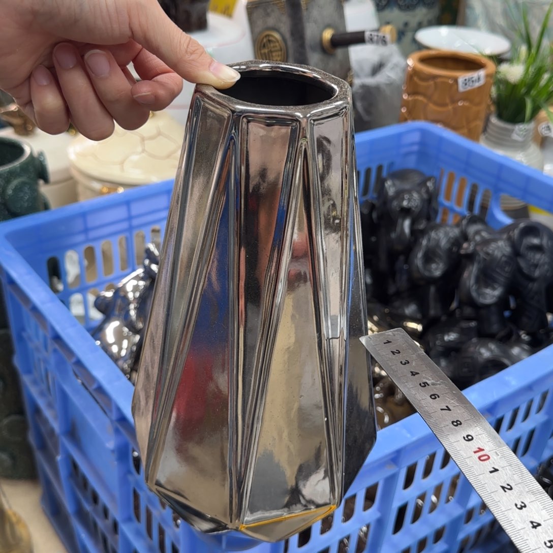 瓷片花瓶摆件陶瓷工艺