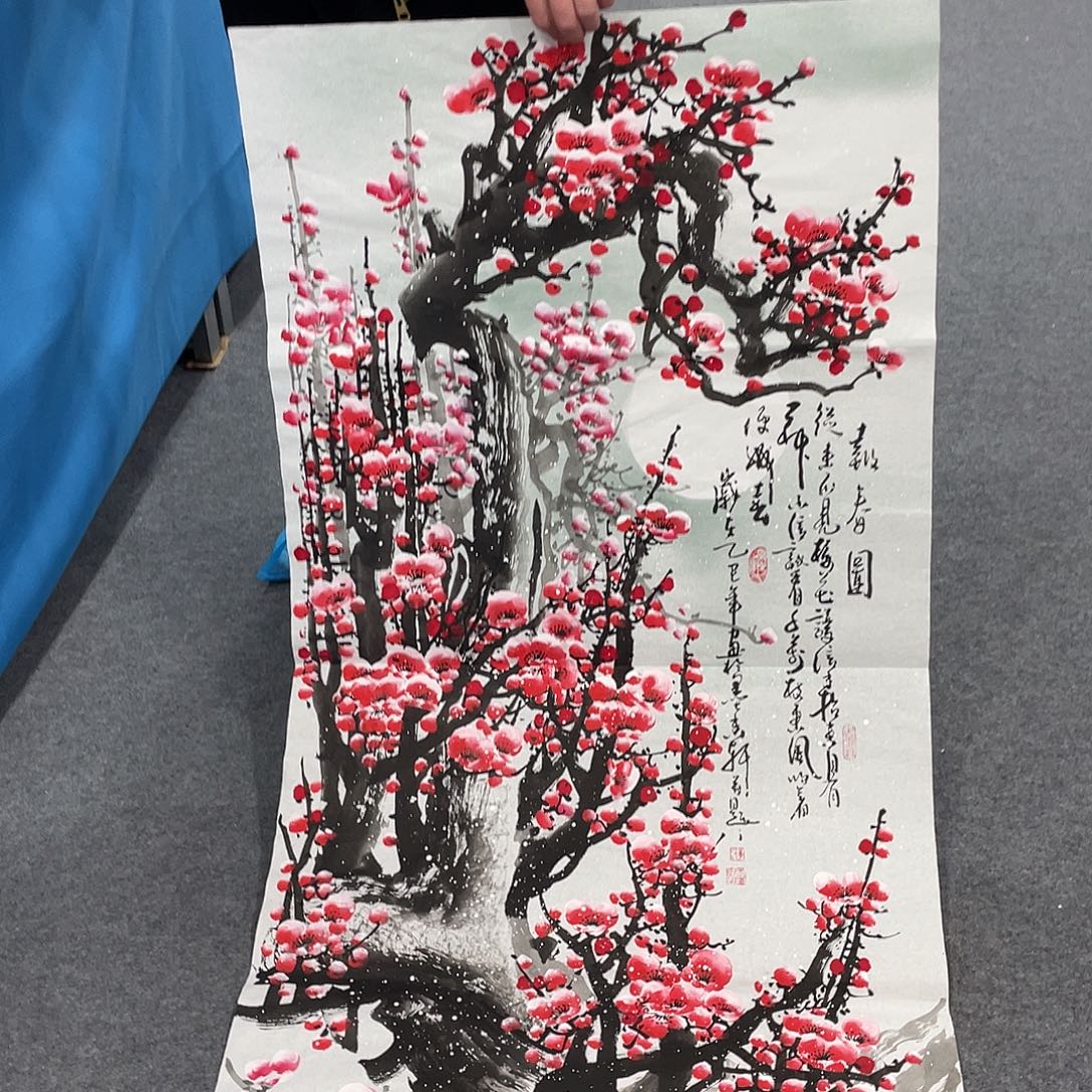 国画今天上午国画作品展示