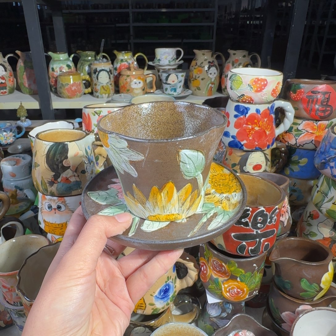 紫砂景德镇手工陶瓷釉下彩正品27