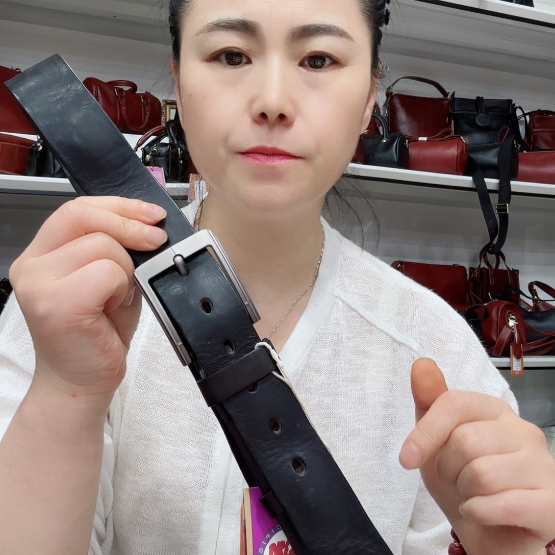436男士腰带黑色留言腰围