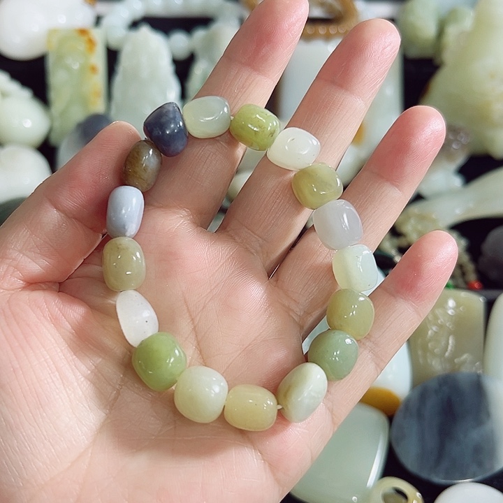 和田玉（糖玉）手链未镶嵌