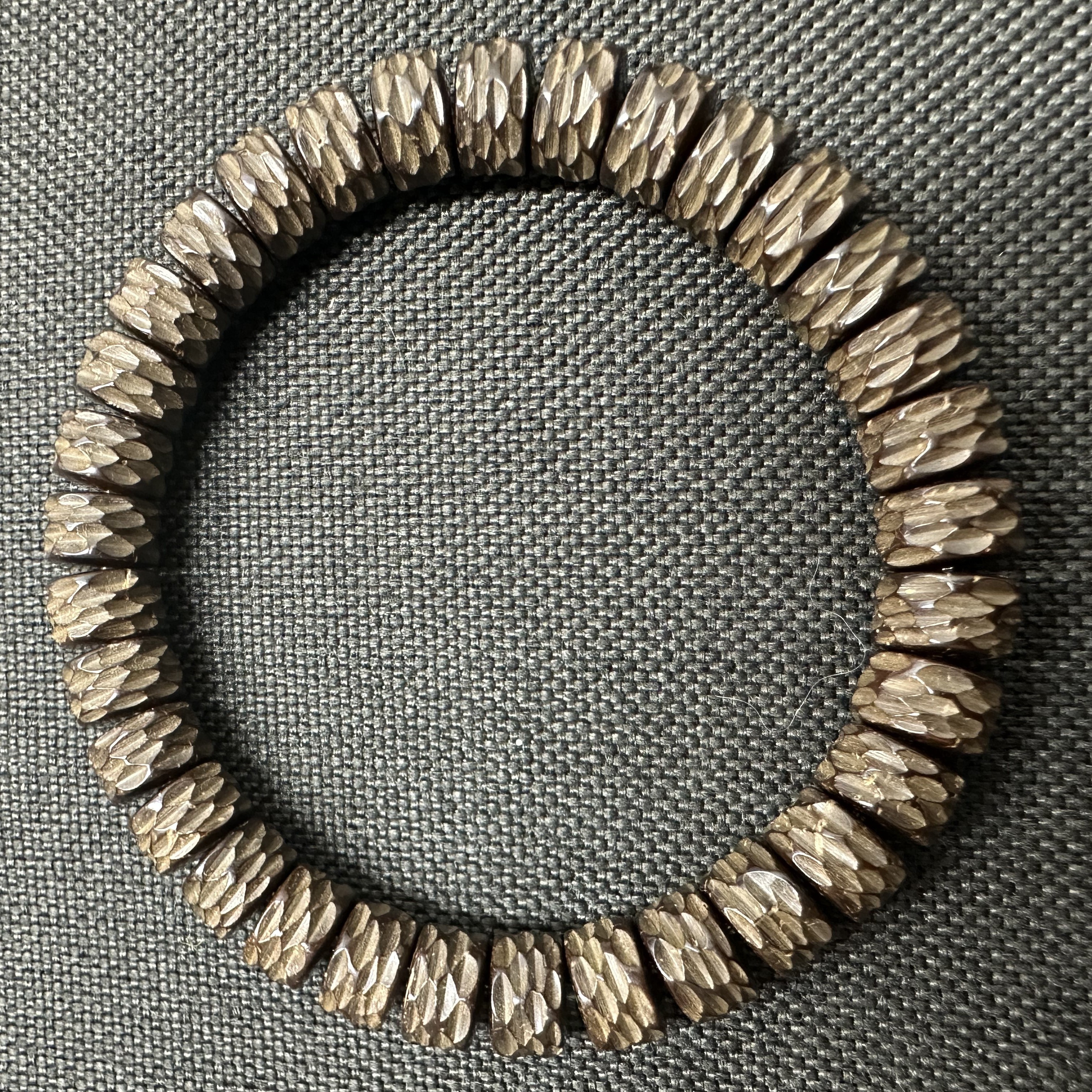 椰蒂手串 砥砺款式 原生态 尺寸9 手工雕刻 男女同款 时尚百搭