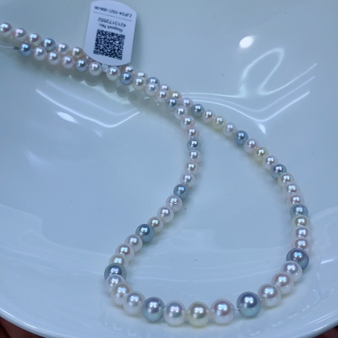 海水珍珠颈饰银S925镶嵌