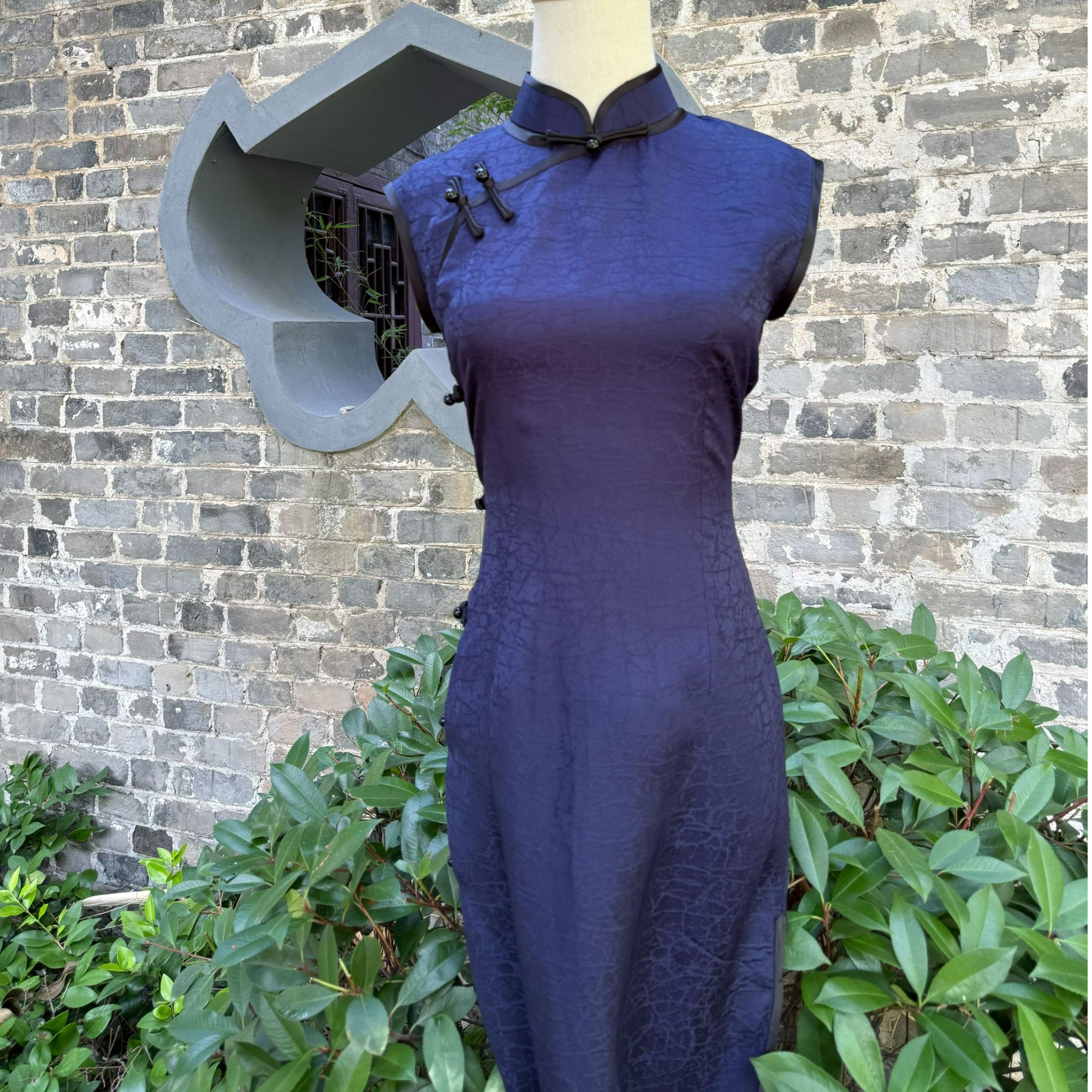 【霁蓝纹】2025年春季新款复古百搭优雅大方日常淑女旗袍