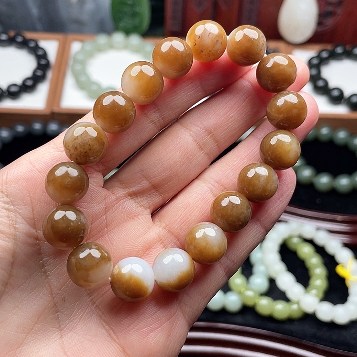 清***雅和田玉未镶嵌手串