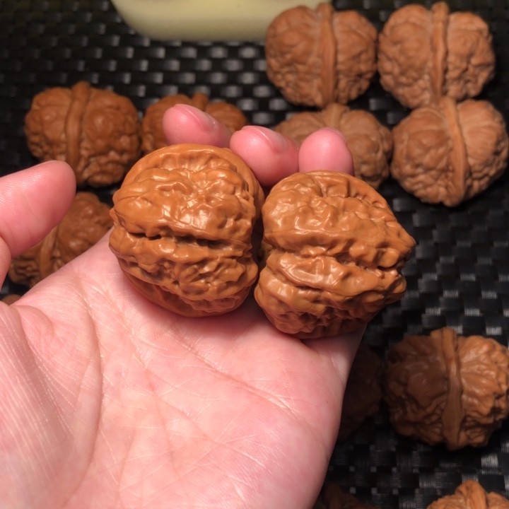 文玩核桃把件四开