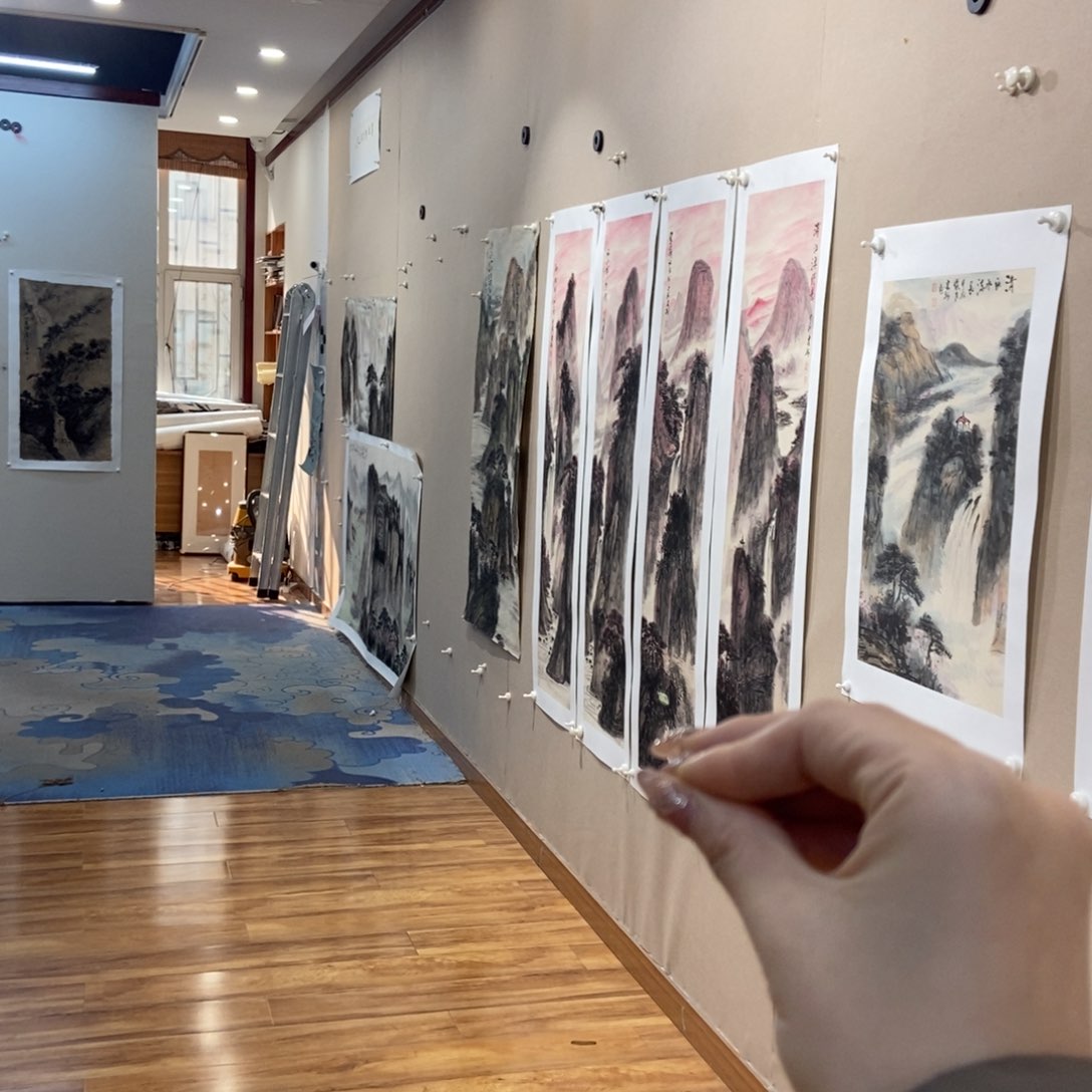 【闪购商品】国画暗*墨鱼精品墨语精品