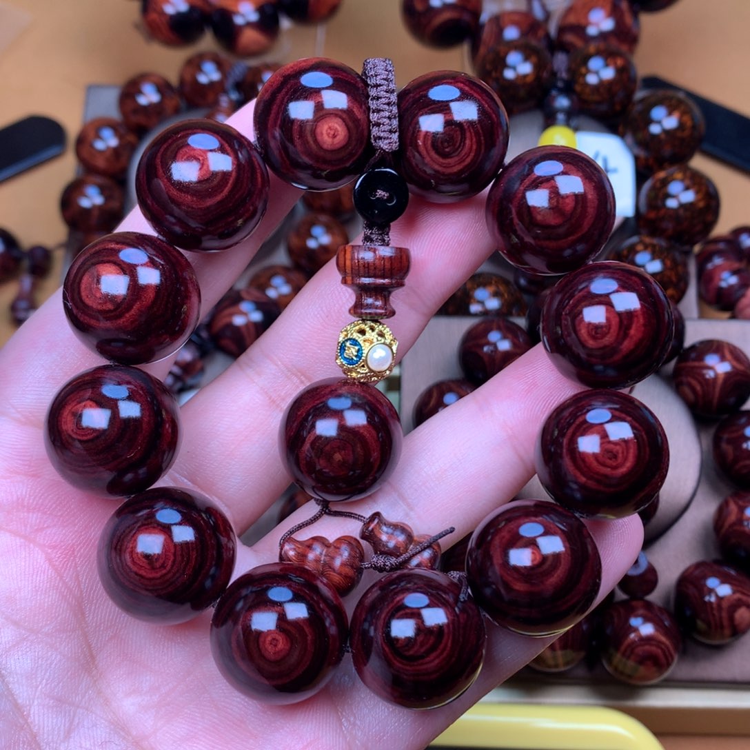 黄花梨/降香黄檀黄花梨手串2.0