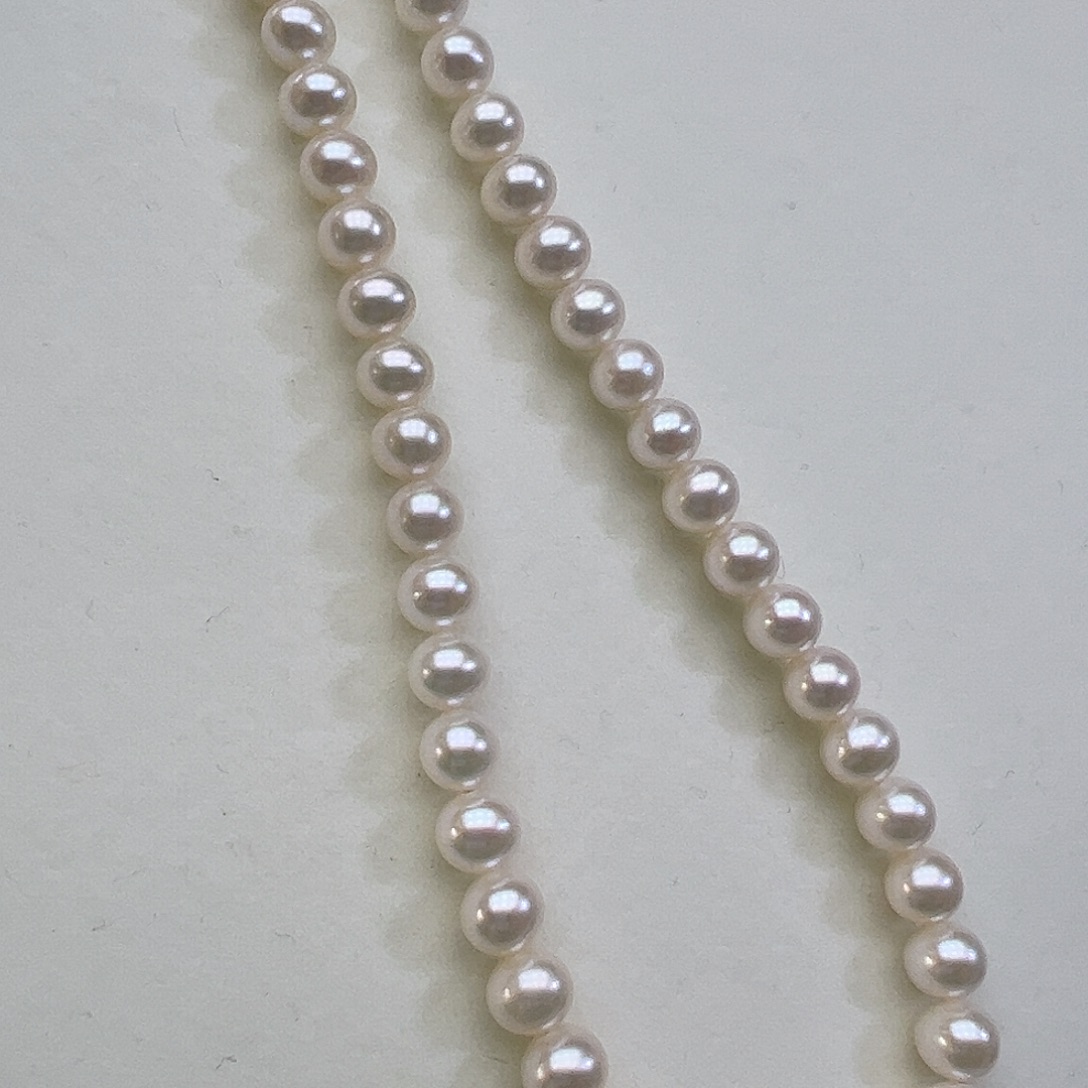 淡水珍珠颈饰银S925镶嵌➕6.7高品极光炫彩