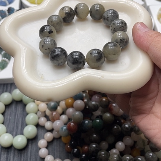 石英质玉（非洲翠）合金时尚简约精美大方