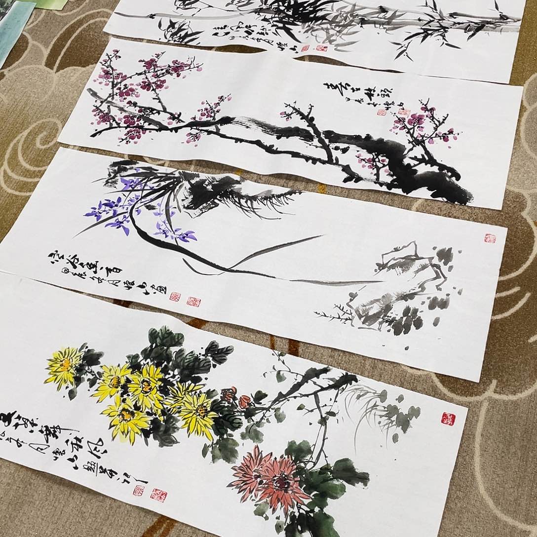 国画公***心定制孙怀山画心