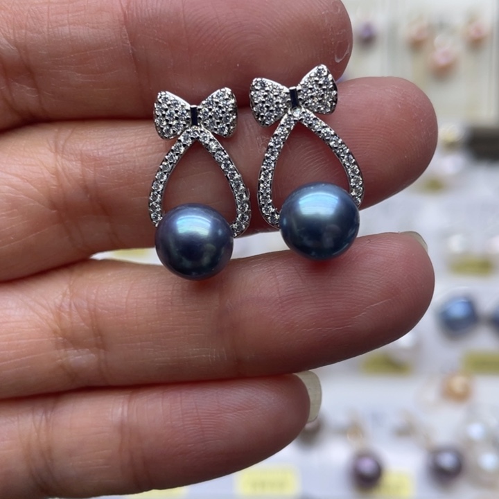 淡水珍珠耳饰未镶嵌