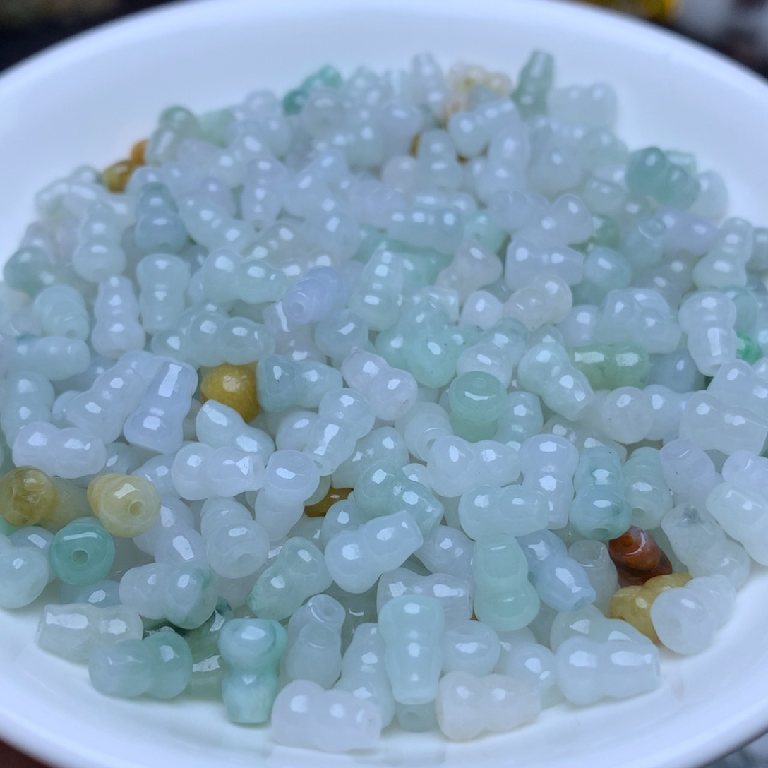 【闪购商品】翡翠手链未镶嵌卡5乘7.4冰葫芦50个