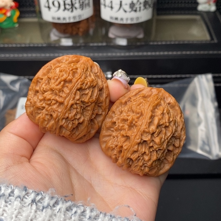 把件文玩核桃精**作南疆42高桩