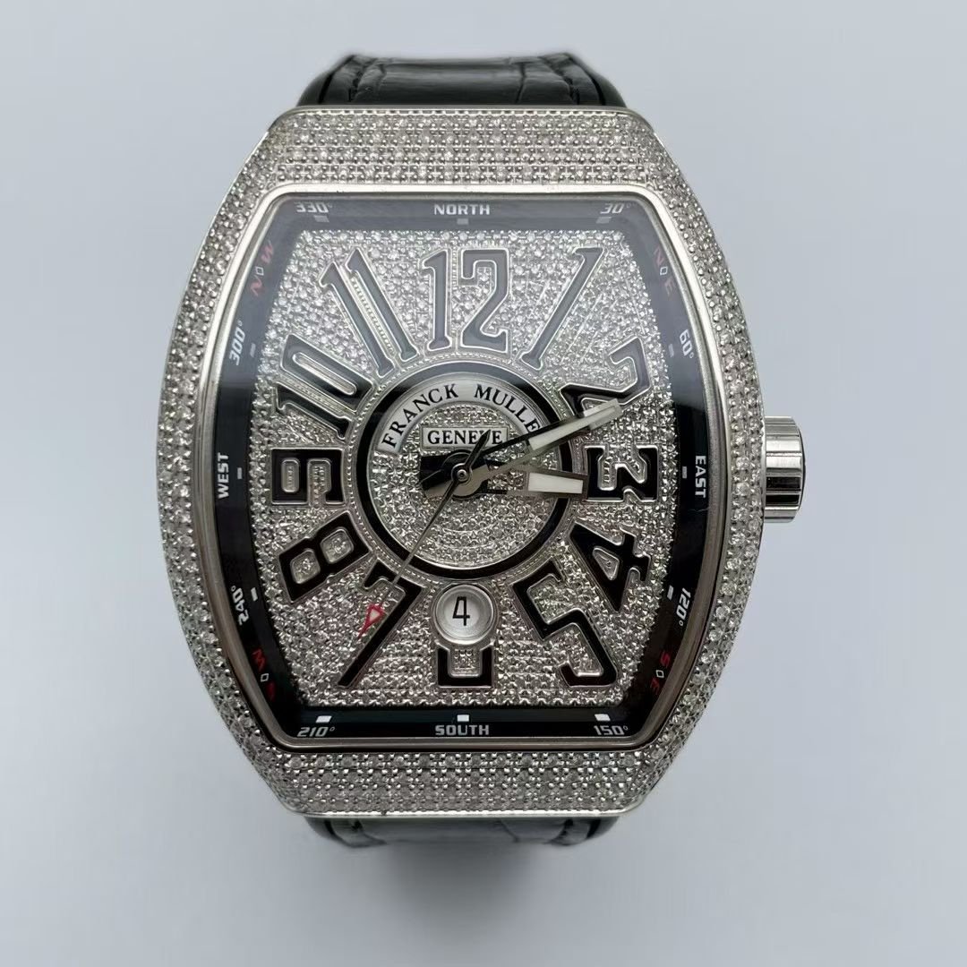 95新 Franck Muller/法兰克穆勒 YACHTING系列V45后镶钻/单表带盒