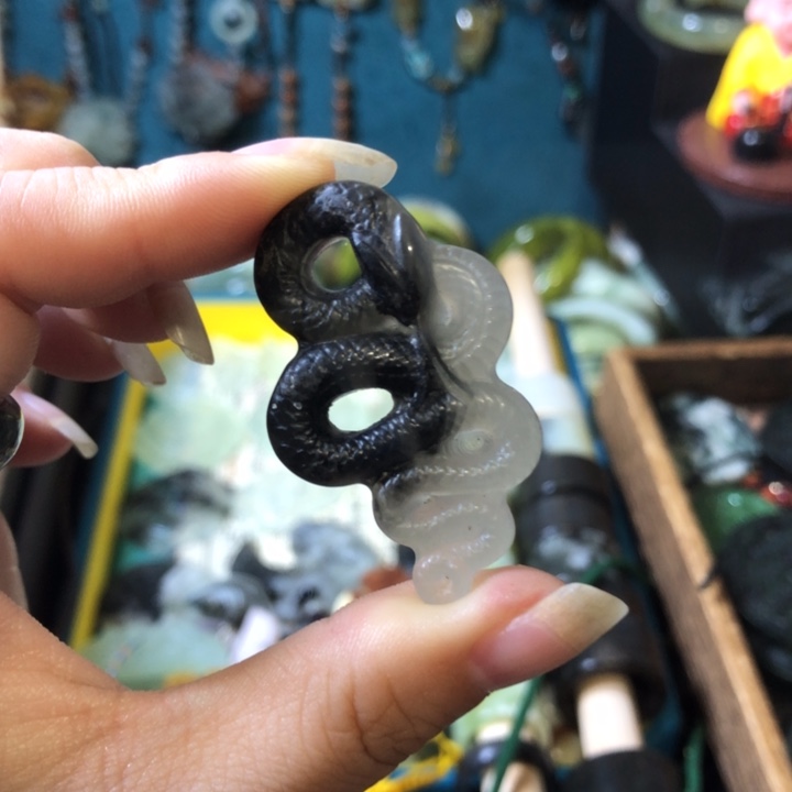 岫玉未镶嵌岫玉手捻