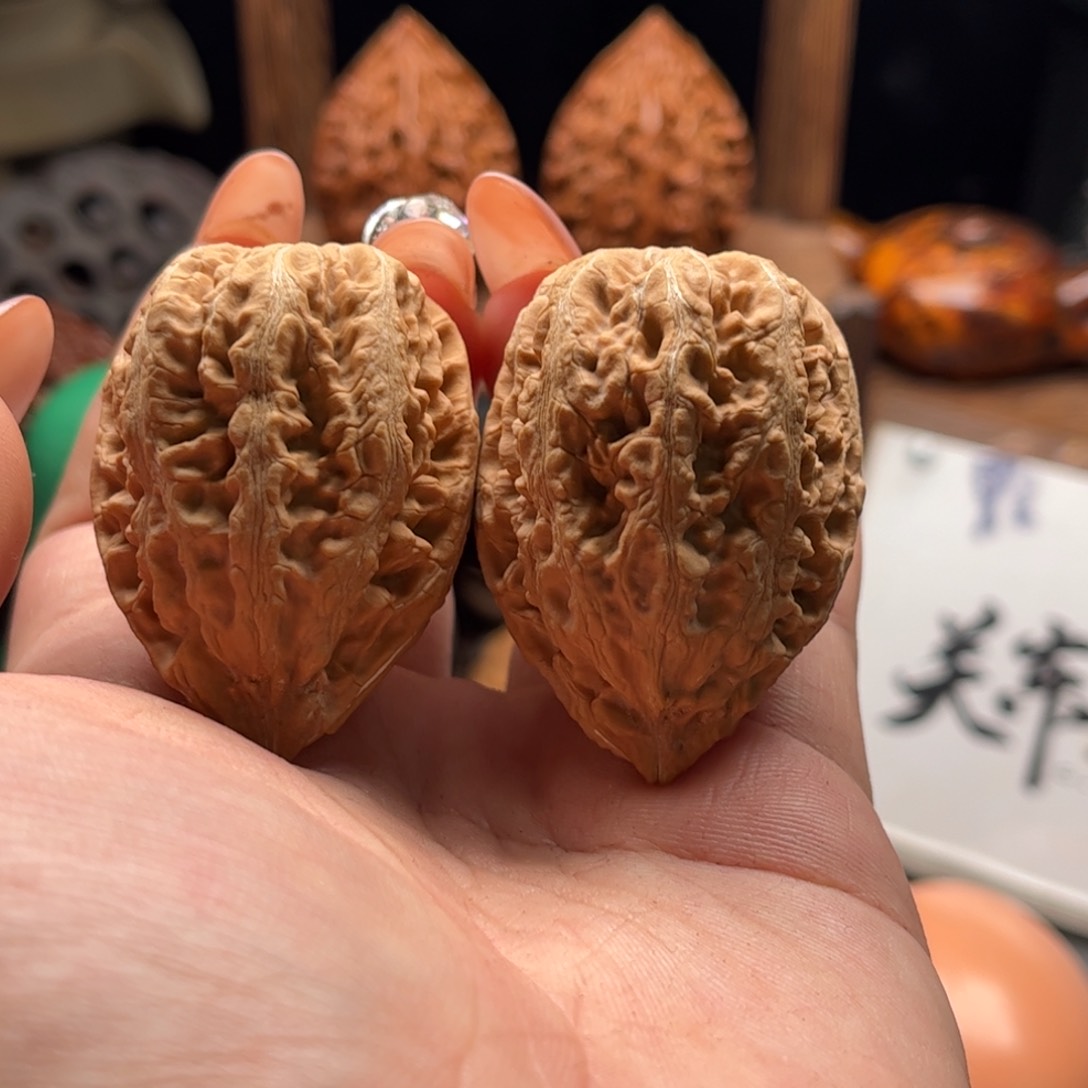 文玩核桃把件关东木子家楸大胖117