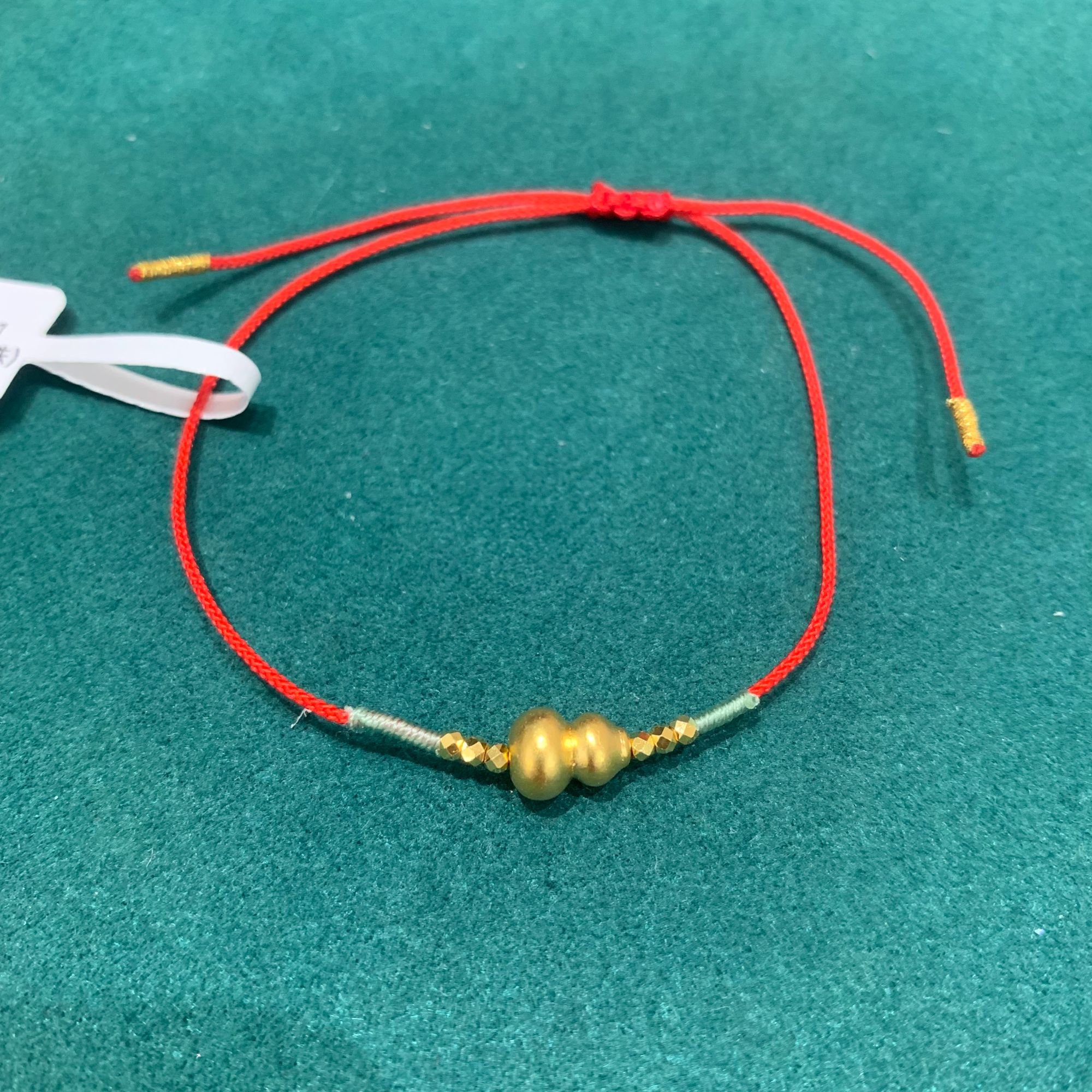 足金999葫芦手绳