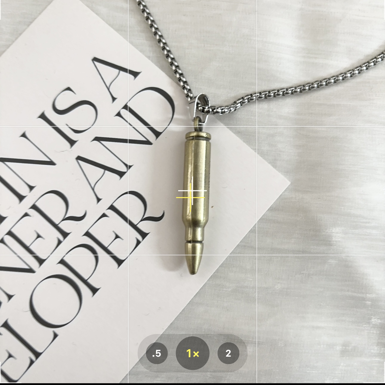 钛钢项链 新疆包邮-SP062#子弹头项链（福利no退换）