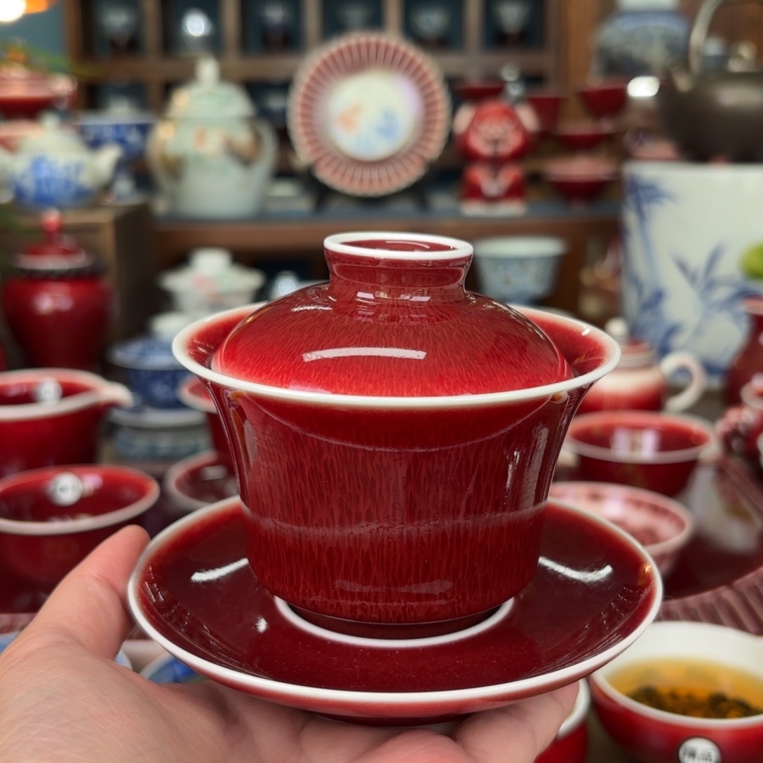 闻轩坊开播福利全品马蹄盖碗