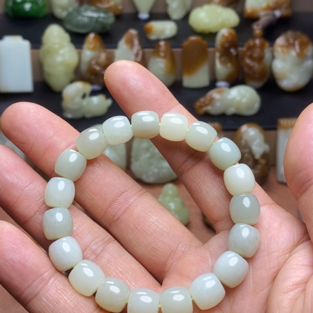 和田玉未镶嵌吊坠(不含链)